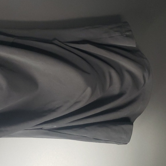 Vintage LOFT Cowl Neck Drapey Black Stretchy Top - Picture 6 of 12